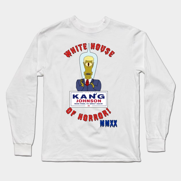 White House of Horror 2020 Kang Long Sleeve T-Shirt by Kaiju-Ro